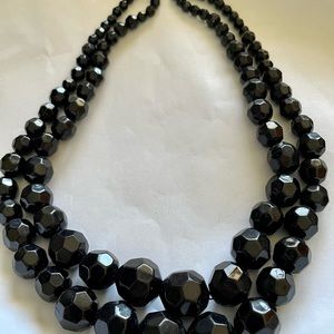 Black Dressy Necklace and Bracelet